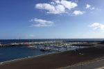 Die Marina von Gran Tarajal, Fuerteventura. TinLizzy liegt gleich vorne am ersten Steg.
