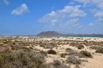 Top-Strände bei Corralejo. Hinten sieht man die Isla Lobos und Lanzarote.....